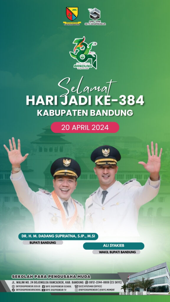 Selamat Hari Jadi ke-384 Kabupaten Bandung! 🌾🎉