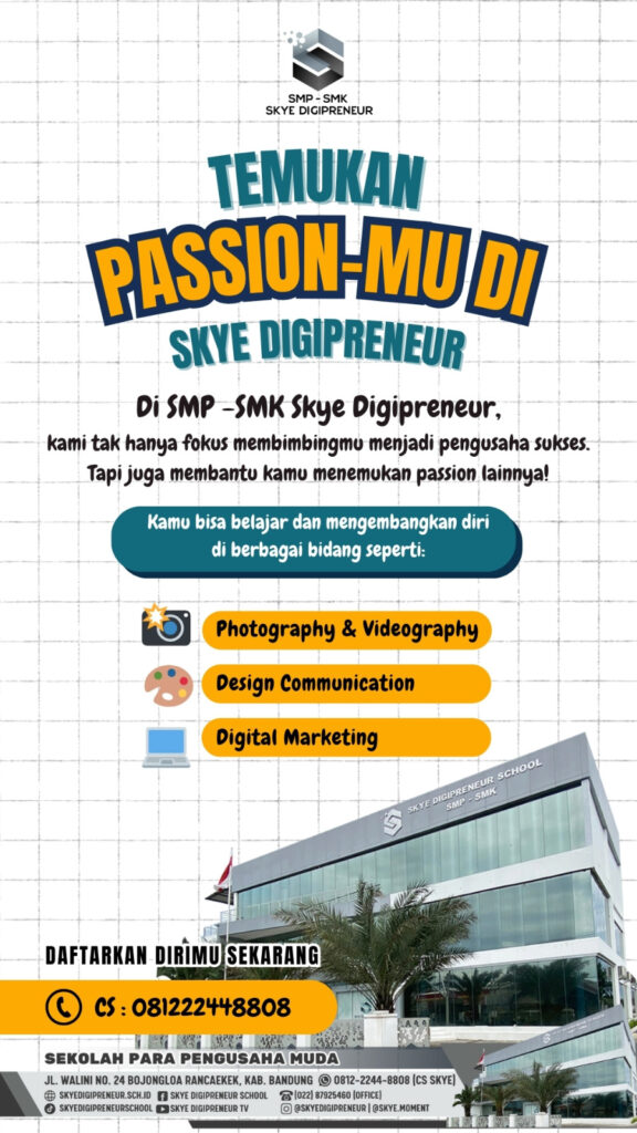 Temukan Passion-mu di Skye Digipreneur School! 🌟🎨