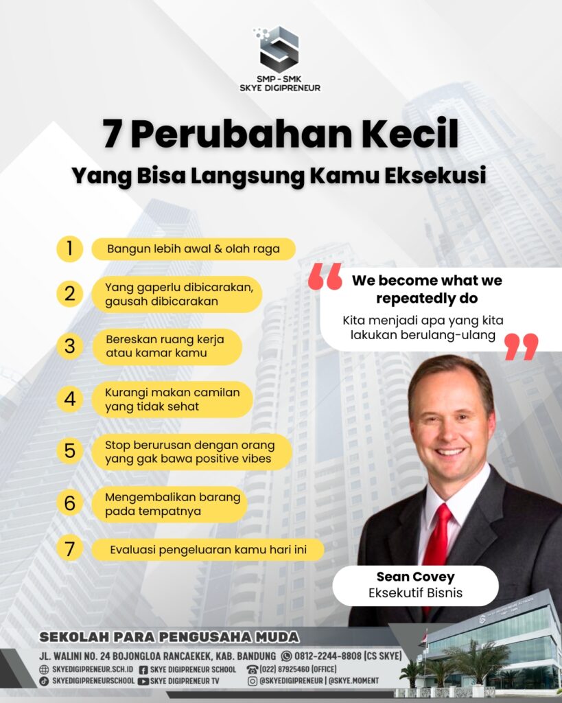 7 Perubahan Kecil yang Bisa Langsung Kamu Eksekusi! 🔄✨