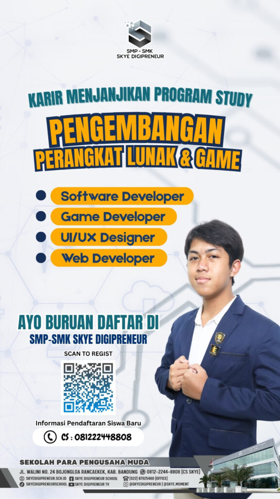 Pengembangan Perangkat Lunak & Gim (PPLG) SMK Skye Digipreneur 💻🎮