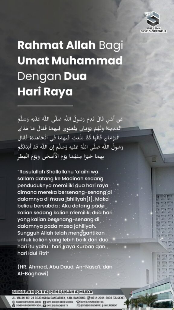 Rahmat Allah SWT Bagi Umat Muhammad Dengan Dua Hari Raya ✨🌙