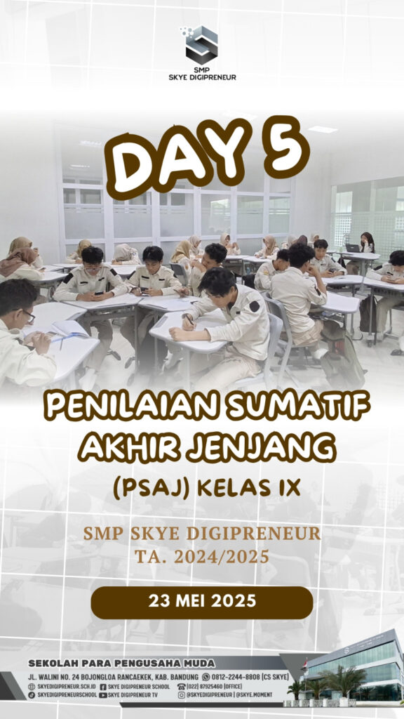 Hari Terakhir PSAJ Teori Kelas IX: Menutup Ujian dengan Semangat dan Optimisme! – DAY 5πβ¨