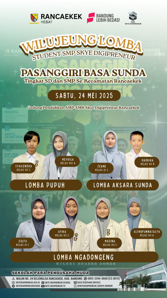 “Bangga! Student SMP Skye Digipreneur Berpartisipasi dalam Lomba Pasanggiri Basa Sunda se-Kecamatan Rancaekek!” ππ€