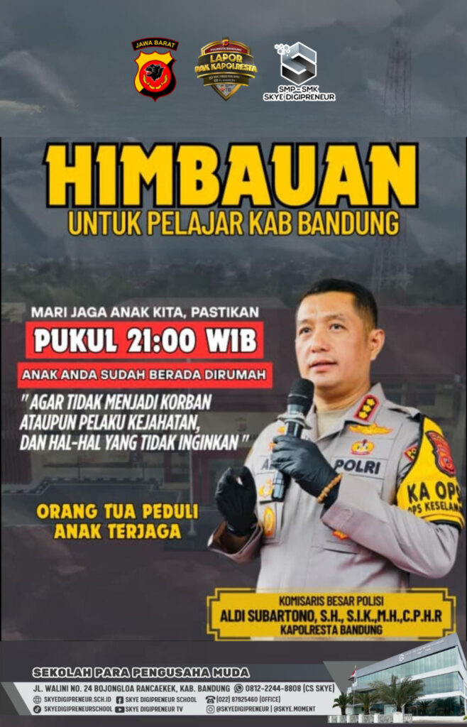 Patuhi Jam Malam Pelajar: Demi Keamanan dan Kebaikan Bersama 🌙🚫