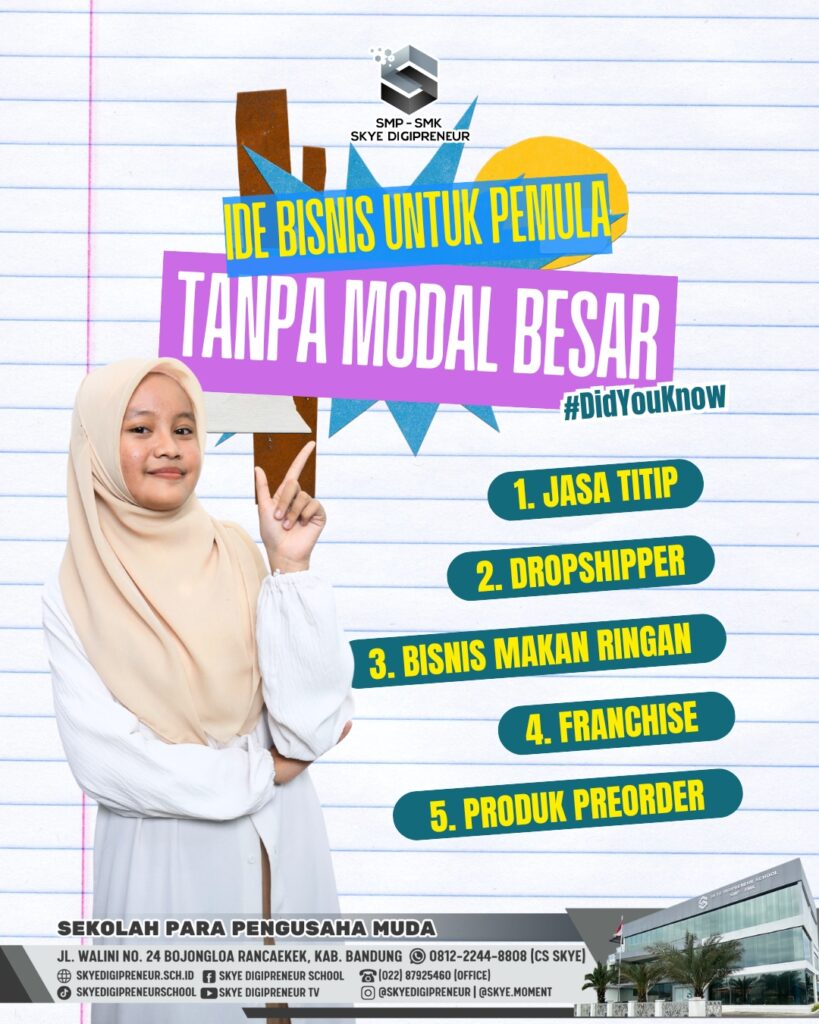 5 Ide Bisnis untuk Pemula Tanpa Modal Besar