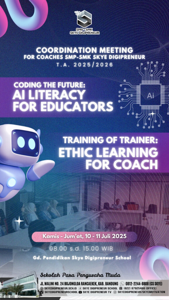 Hari Pertama Coordination Meeting SMP-SMK Skye Digipreneur 2025/2026: Evaluasi & Perencanaan Program Satu Tahun ke Depan