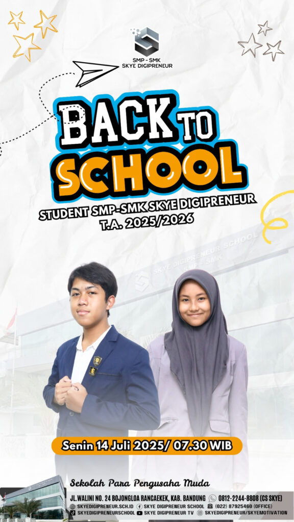 First Day Vibes! Skye Digipreneur Sambut Tahun Ajaran Baru dengan Energi Positif