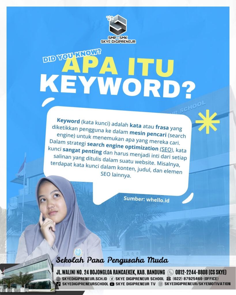 Did You Know? Mengenal Keyword: Kunci Utama Sukses SEO Website!