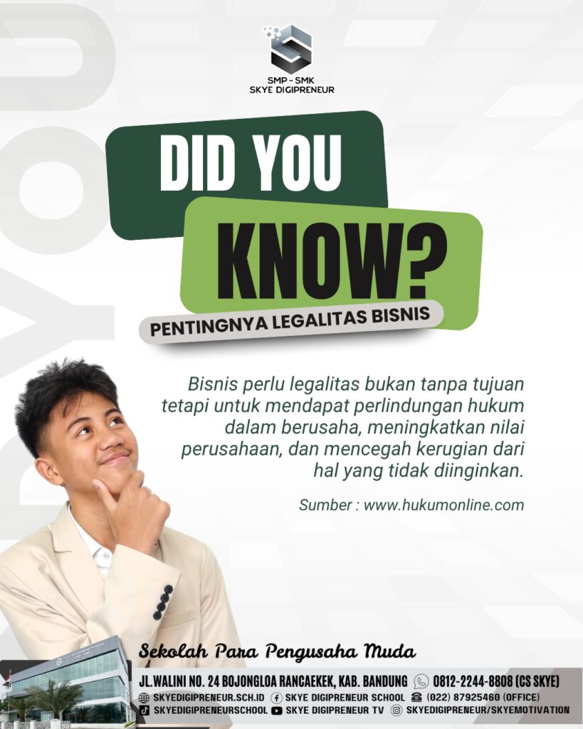 Did You Know? Pentingnya Legalitas Bisnis untuk Perlindungan dan Keberlanjutan Usaha