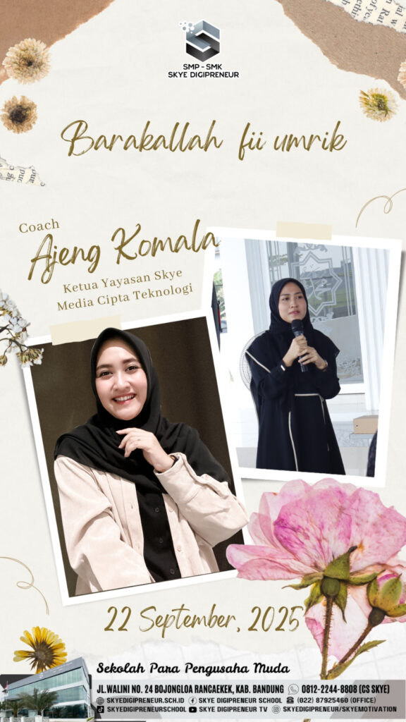 Barakallah Fii Umrik Coach Ajeng Komala! Chief Skye Foundation yang Menginspirasi Generasi Muda