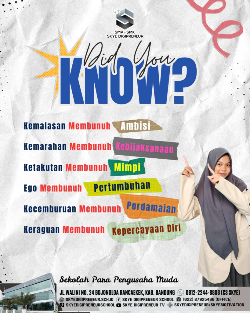 Did You Know? Faktor-Faktor yang Bisa Menghentikan Langkahmu Menuju Kesuksesan!
