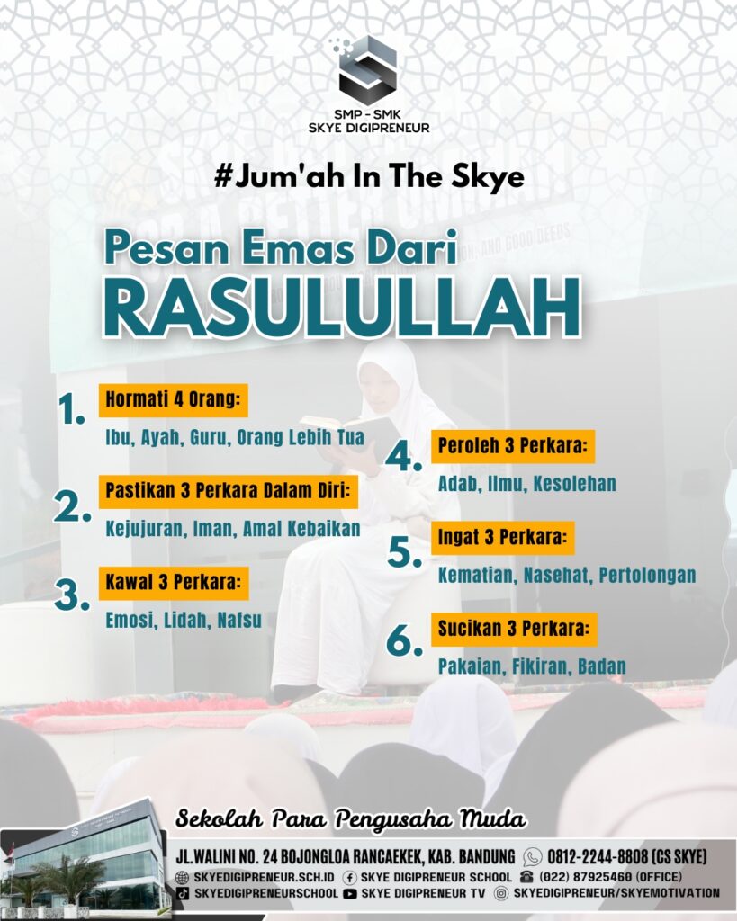 Pesan Emas Rasulullah SAW untuk Menjadi Pribadi yang Beradab & Beriman 🌿