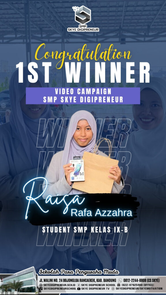 Kreatif dan Inspiratif! Inilah Pemenang Video Campaign SMP-SMK Skye Digipreneur 2025! 🔥