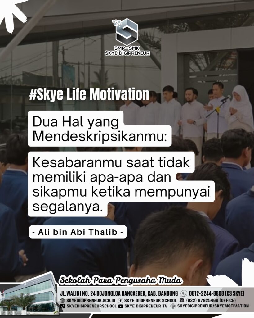 Refleksi Diri: Pesan Ali bin Abi Thalib Tentang Dua Hal yang Mendeskripsikan Dirimu