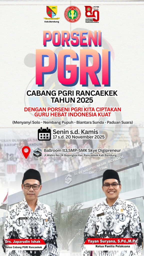 SMP-SMK Skye Digipreneur Jadi Tuan Rumah Porseni PGRI Rancaekek 2025