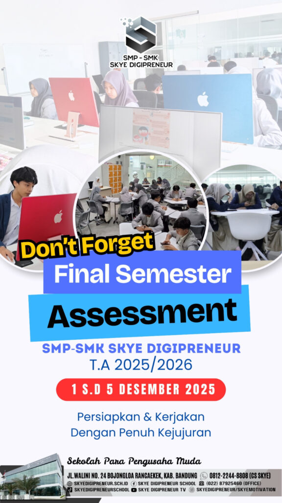 FSA Ganjil 2025/2026 Resmi Dimulai! Semangat Student SMP–SMK Skye Digipreneur!