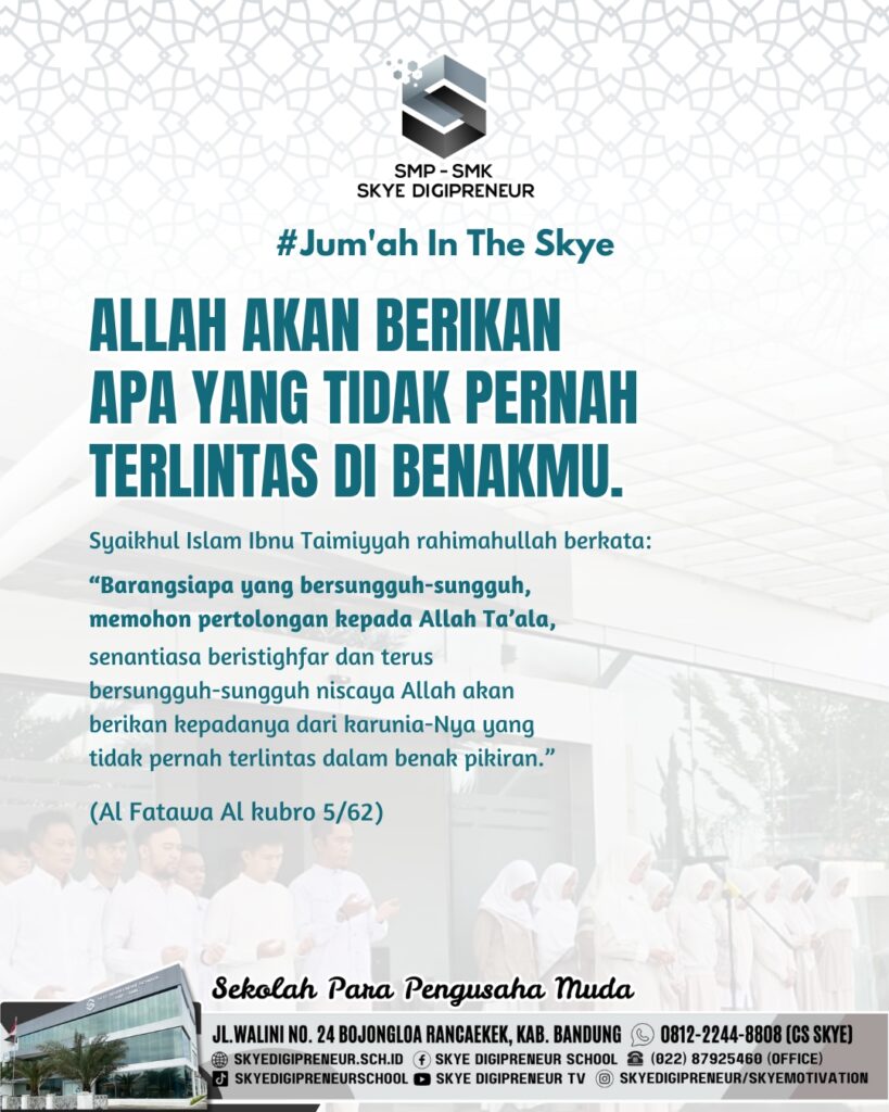 Jum’ah In The Skye: Allah Akan Berikan Apa yang Tak Pernah Terlintas di Benakmu