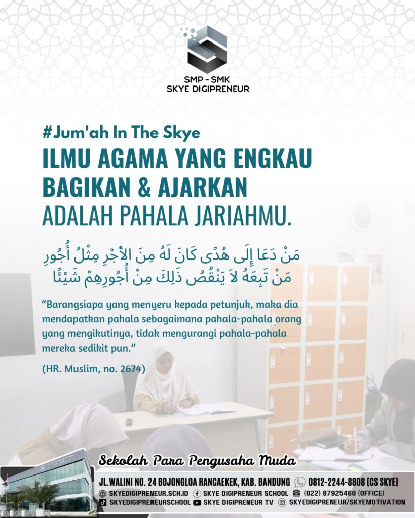 Jum’ah In The Skye: Mengajarkan Kebaikan, Menjemput Pahala Tanpa Henti