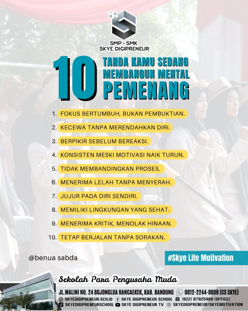 Inilah 10 Tanda Mental Pemenang yang Perlu Kamu Ketahui