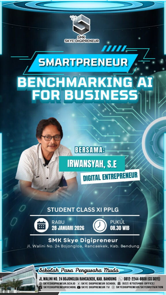 Membuka Wawasan AI dalam Bisnis, Students XI PPLG Ikuti Kegiatan Smartpreneur Benchmarking
