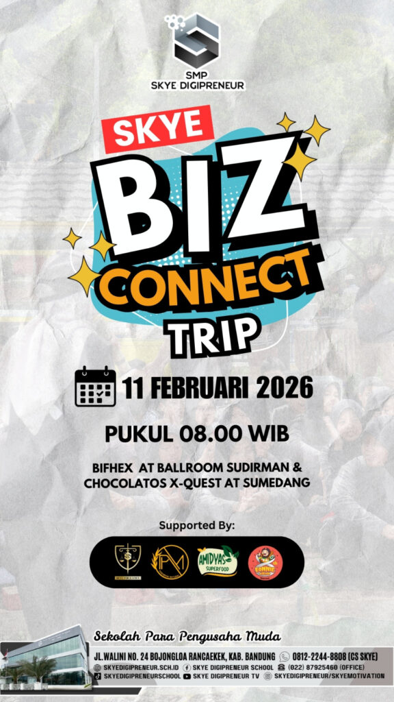 Trip Edukasi Bisnis SMP Skye Digipreneur di BIFHEX dan Chocolatos X-Quest