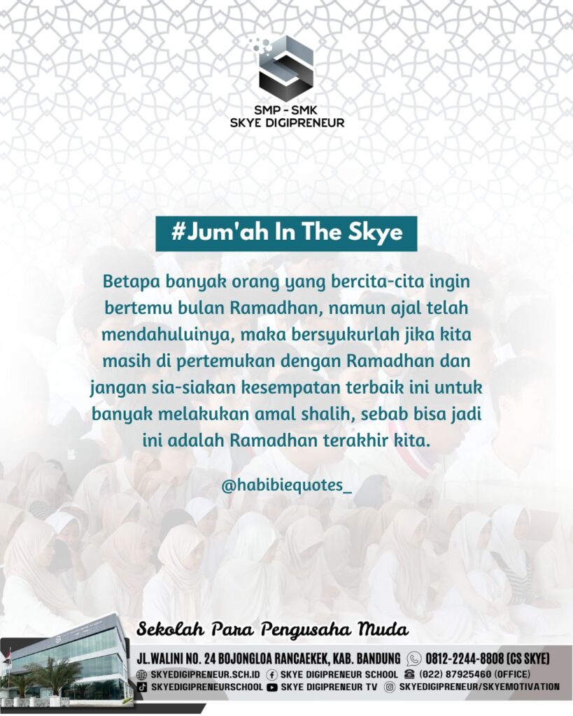 Momentum Ramadhan: Bersyukur dan Maksimalkan Amal Shalih