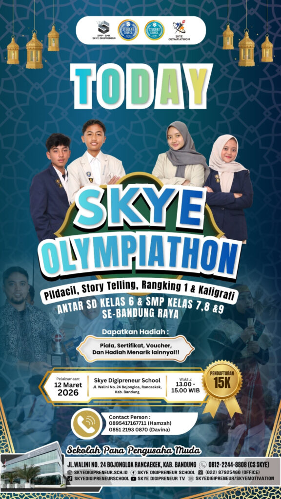 Seru dan Inspiratif! Pildacil hingga Kaligrafi, Skye Olympiathon Tampilkan Bakat Terbaik Pelajar Bandung Raya